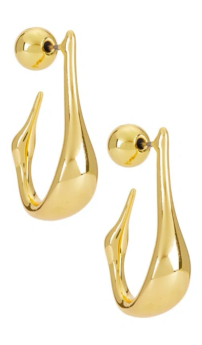 Jenny Bird Colette Hoops Small In Metallic Gold