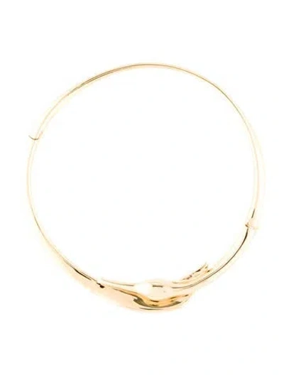 Pre-owned Jenny Bird Collar Necklace, 16" In Multi