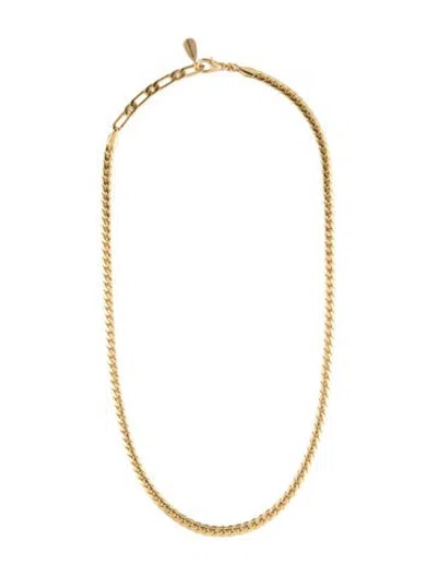 Pre-owned Jenny Bird Cuban Chain Necklace, 22" In Multicolor