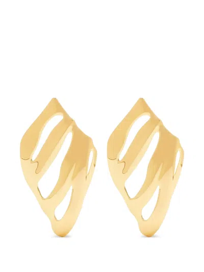 Jenny Bird Cut-out Earrings In Gold