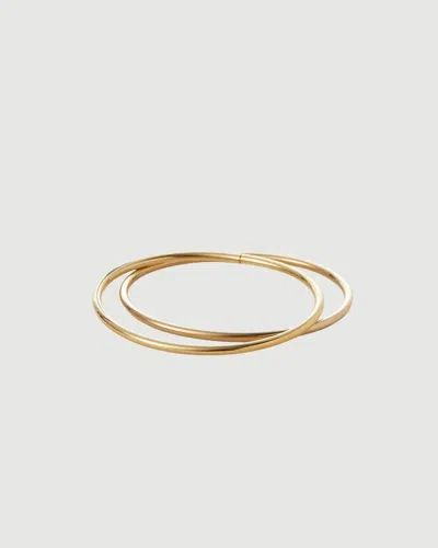 Jenny Bird Dane Bangle Gold - 2pk In Multi