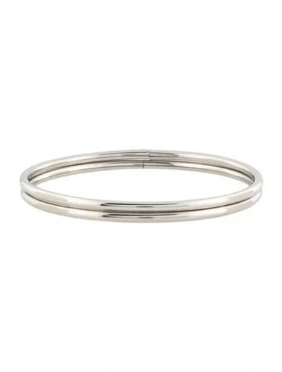 Pre-owned Jenny Bird Dane Set Bangle Bracelets, 7.25" In Multicolor