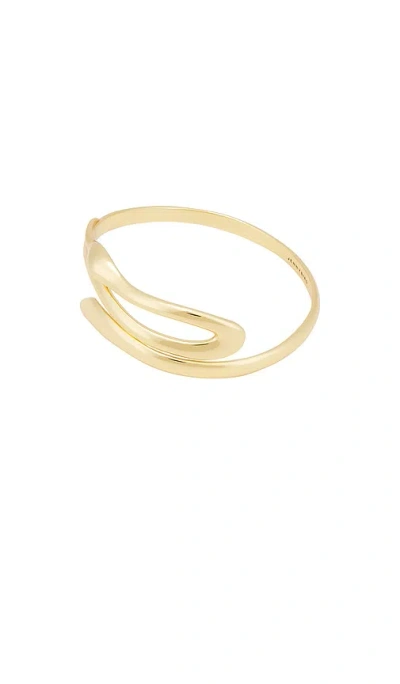 Jenny Bird Egret Upper Arm Cuff In Gold