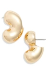 Jenny Bird Eliza Puffs Drop Earrings In High Polish Gold