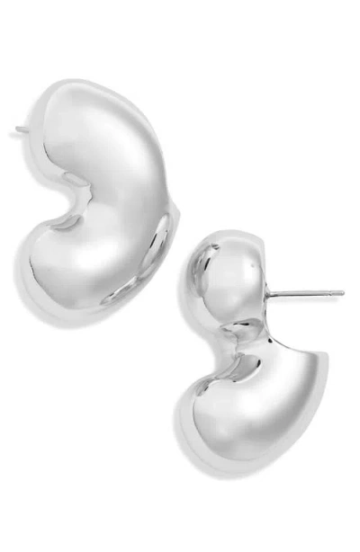 Jenny Bird Eliza Puffs Drop Earrings In High Polish Silver