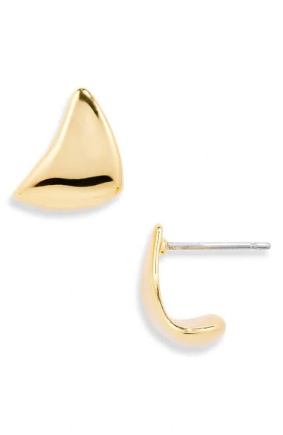 Jenny Bird Esme Hoop Earrings In High Polish Gold