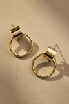 Jenny Bird Faye Knocker Hoop Earrings In Gold