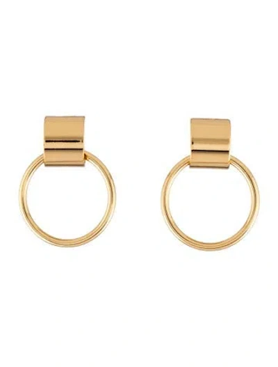 Pre-owned Jenny Bird "faye Knockers" Earrings In Multicolor