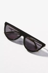 Jenny Bird Flat Top Aviator Sunglasses In Black