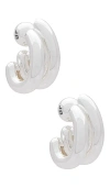 Jenny Bird Florence Earrings In 银色