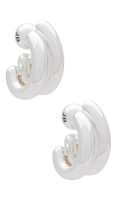 Jenny Bird Florence Earrings In 银色