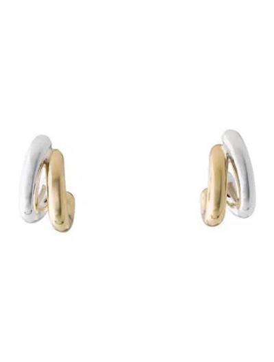 Pre-owned Jenny Bird Florence Hoop Earrings In Multi