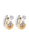 Jenny Bird Florence Two-tone Earrings In Silver