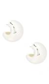 Jenny Bird Gemma Hoops In 실버