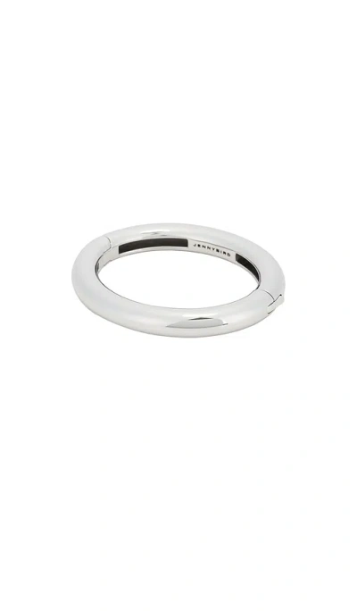 Jenny Bird Gia Mega Bangle In Metallic Silver