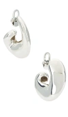 Jenny Bird Gigi Hoops In Metallic Silver