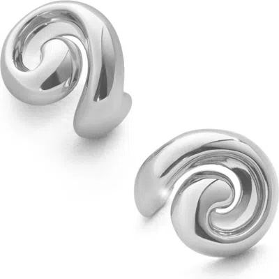 Jenny Bird Gio Stud Earrings In Metallic