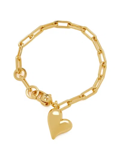 Jenny Bird Heart-charm Chain Bracelet In Gold
