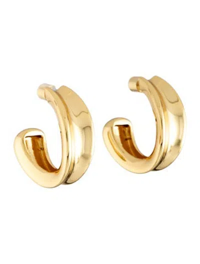 Pre-owned Jenny Bird Hoop Earrings In Multicolor