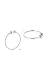Jenny Bird Icon Ball-detailed Hoop Earrings In Metallic