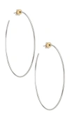 Jenny Bird Icon Hoops In Silver