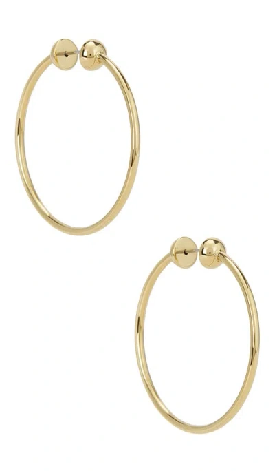 Jenny Bird Icon Small Hoops In 金色