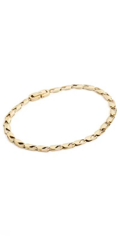 Jenny Bird Kate Anklet High Polish Gold