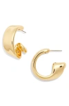 Jenny Bird Large Aurelia Hoop Earrings In High Polish Gold