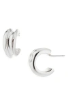Jenny Bird Lennon Hoop Earrings In Silver