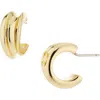 Jenny Bird Lennon Mini Hoop Earrings In Gold