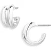 Jenny Bird Lennon Mini Hoop Earrings In Metallic