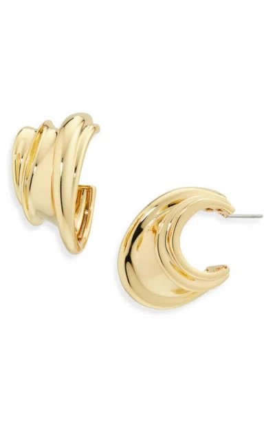 Jenny Bird Leona Hoop Earrings In Gold