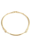 Jenny Bird Lisieux Collar Necklace In High Polish Gold