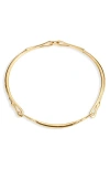 Jenny Bird Lisieux Collar Necklace In High Polish Gold