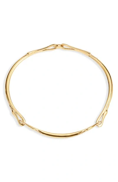 Jenny Bird Lisieux Collar Necklace In High Polish Gold