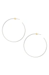 Jenny Bird Medium Hoop Earrings In Silver