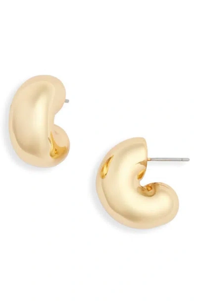 Jenny Bird Medium Tome Hoop Earrings In Gold