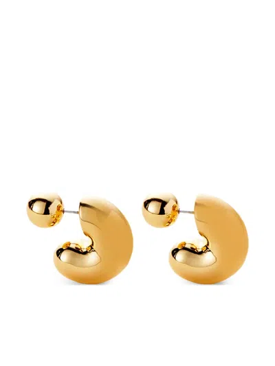 Jenny Bird Medium Tome Hoop Earrings In Gold