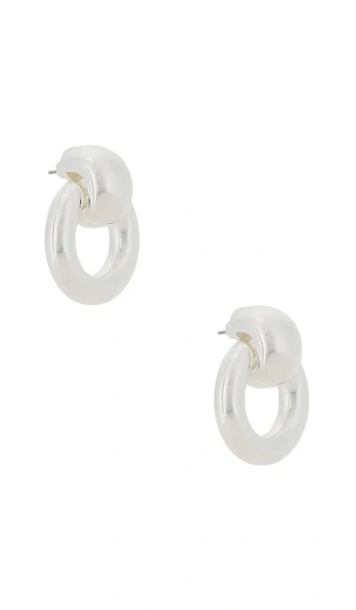 Jenny Bird Mega Faye Knockers Drop Earrings In Metallic