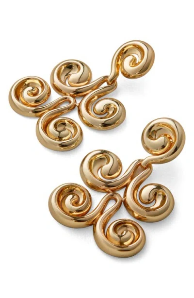 Jenny Bird Mega Nico Drop Earrings In Gold