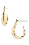 Jenny Bird Mini Collette Hoop Earrings In Gold