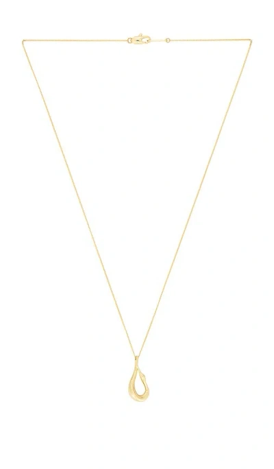 Jenny Bird Mini Egret Pendant Necklace In Gold