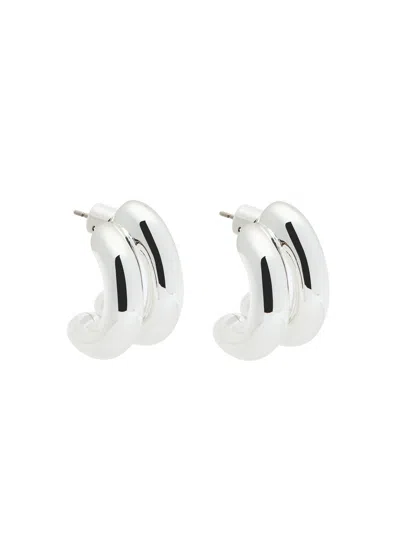 Jenny Bird Mini Florence Silver-plated Hoop Earrings