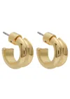 Jenny Bird Mini Lennon 14kt Gold-plated Hoop Earrings In Gold