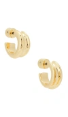 Jenny Bird Mini Lennon Hoops In Gold