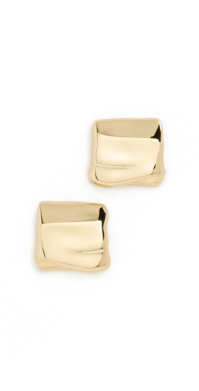 Jenny Bird Mini Sundra Earrings High Polish Gold