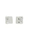 Jenny Bird Mini Sundra Silver-plated Stud Earrings In White