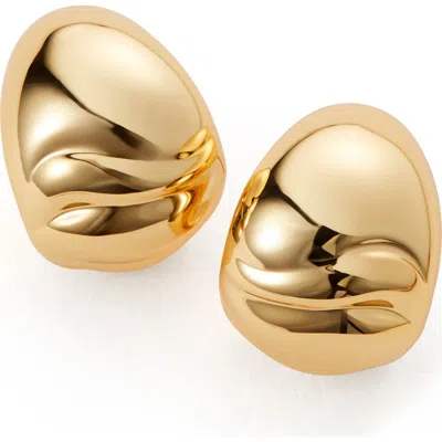 Jenny Bird Nelle Sculpted Hoop Earrings In Gold