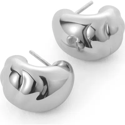 Jenny Bird Nelle Small Hoop Earrings In Silver