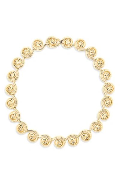 Jenny Bird Nico Collar Necklace In High Polish Gold